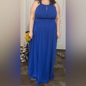 Royal blue bridesmaid dress size 22